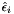 $ \hat{\epsilon}_i $